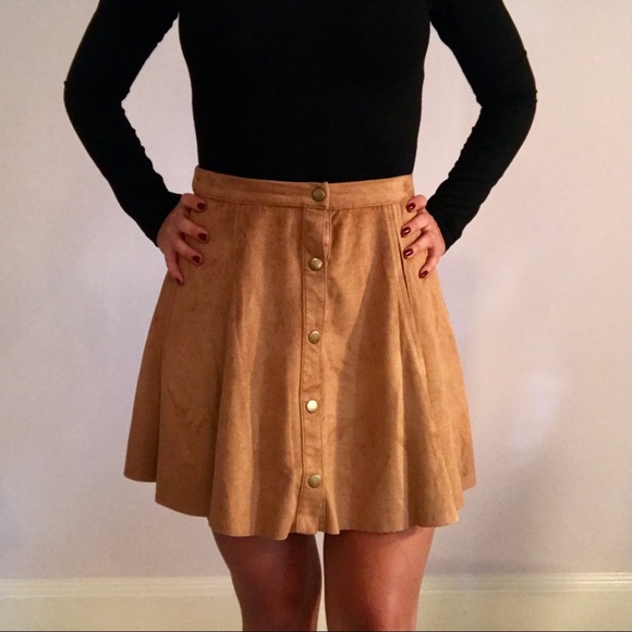 Dresses & Skirts - Suede skirt
